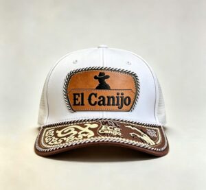 blanca con visera cafe chocolate